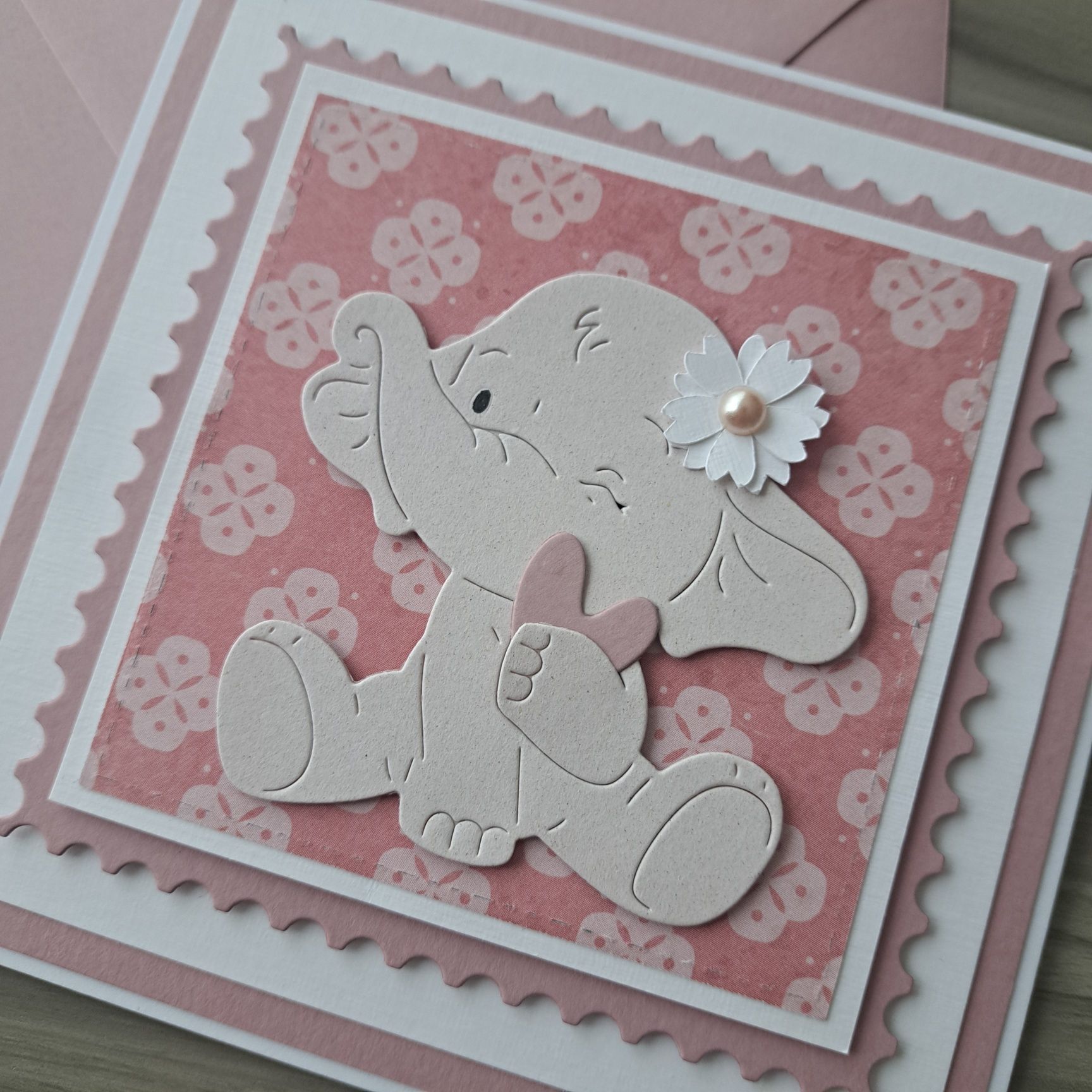 Personalizowana kartka dla dziewczynki na roczek, z okazji narodzin