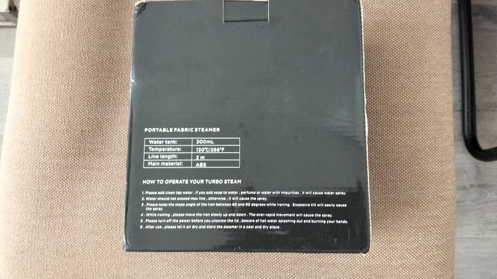 Ferro de engomar a vapor