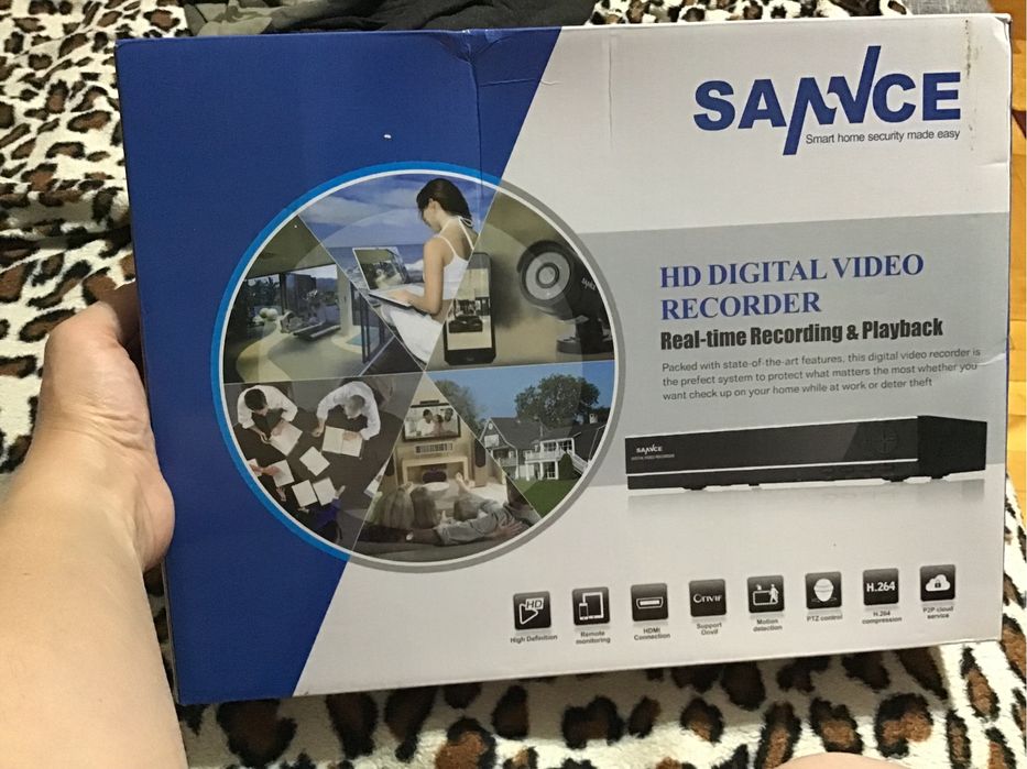 Цифрова система відеозапису sannce hd dvr відеорегістратор