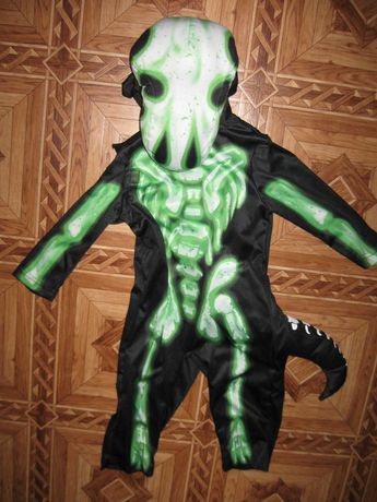 костюм скелета динозавра на хэллоуин на 1-2 года продаю