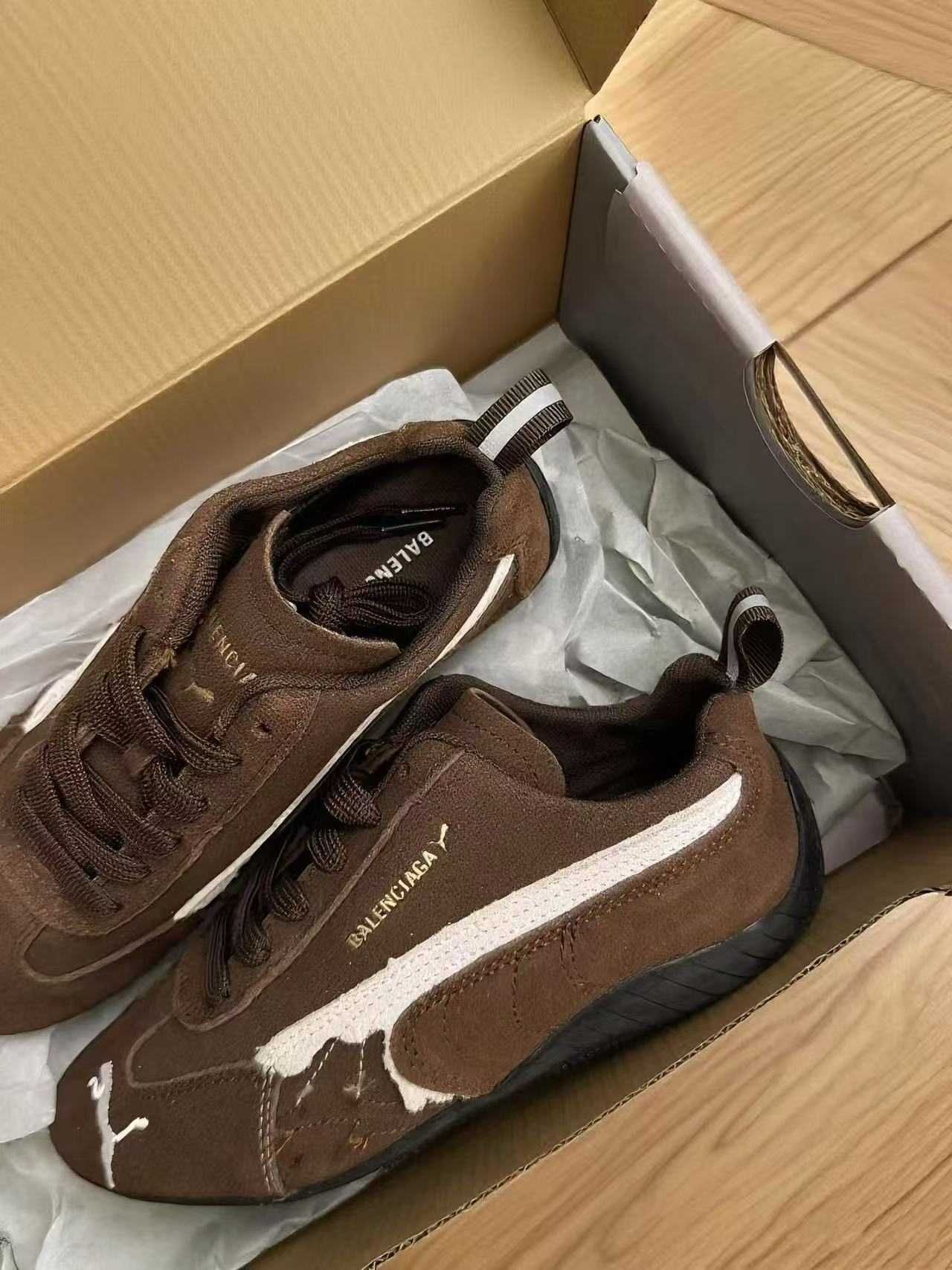 PUMA com Balenciaga Speedcat, tênis casual