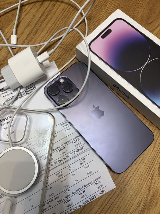 iPhone 14 Pro Max 128gb stan igła + gratisy
