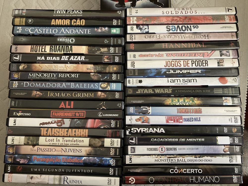 5 DVD’s = 5 €