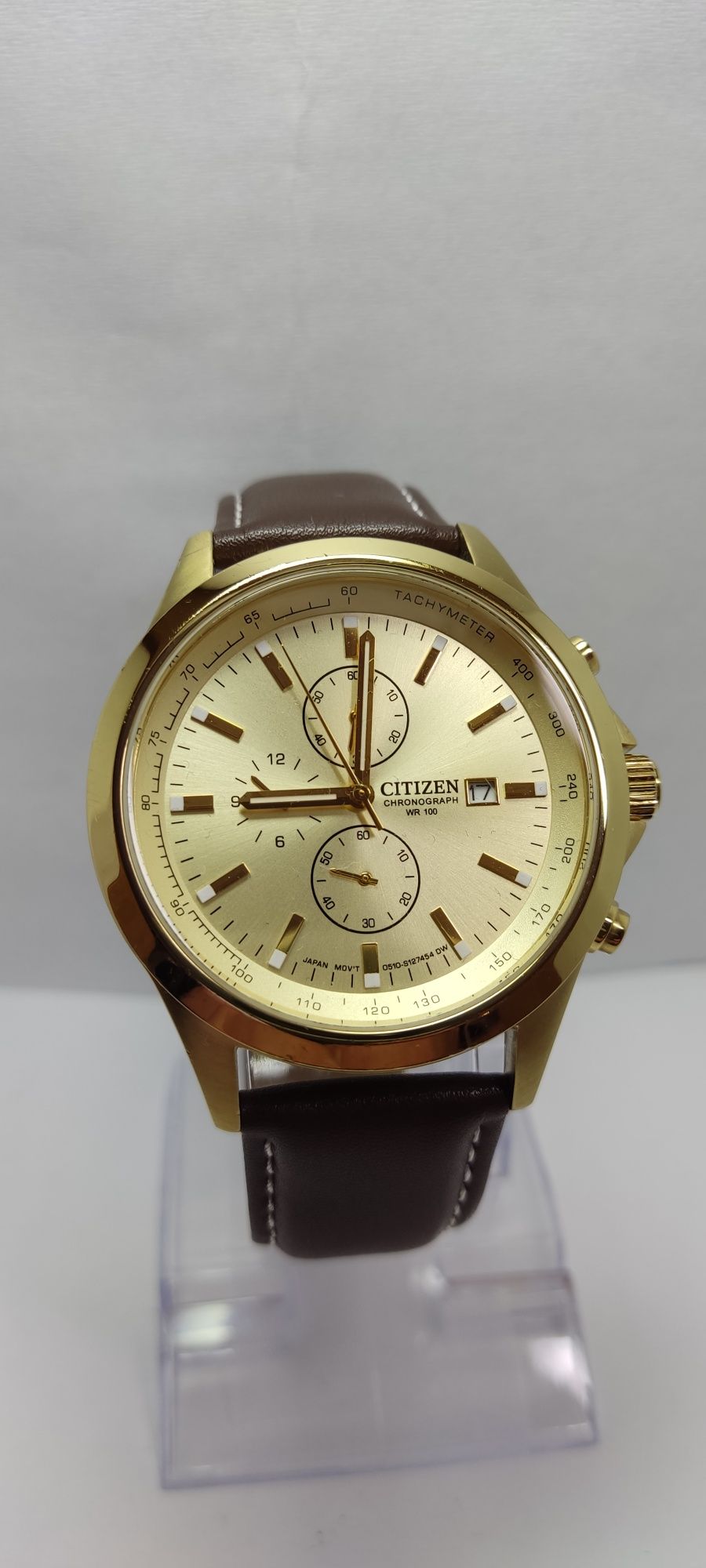 #006*Citizen Classic AN3512-03P Chronograph Tachymeter męski zegarek