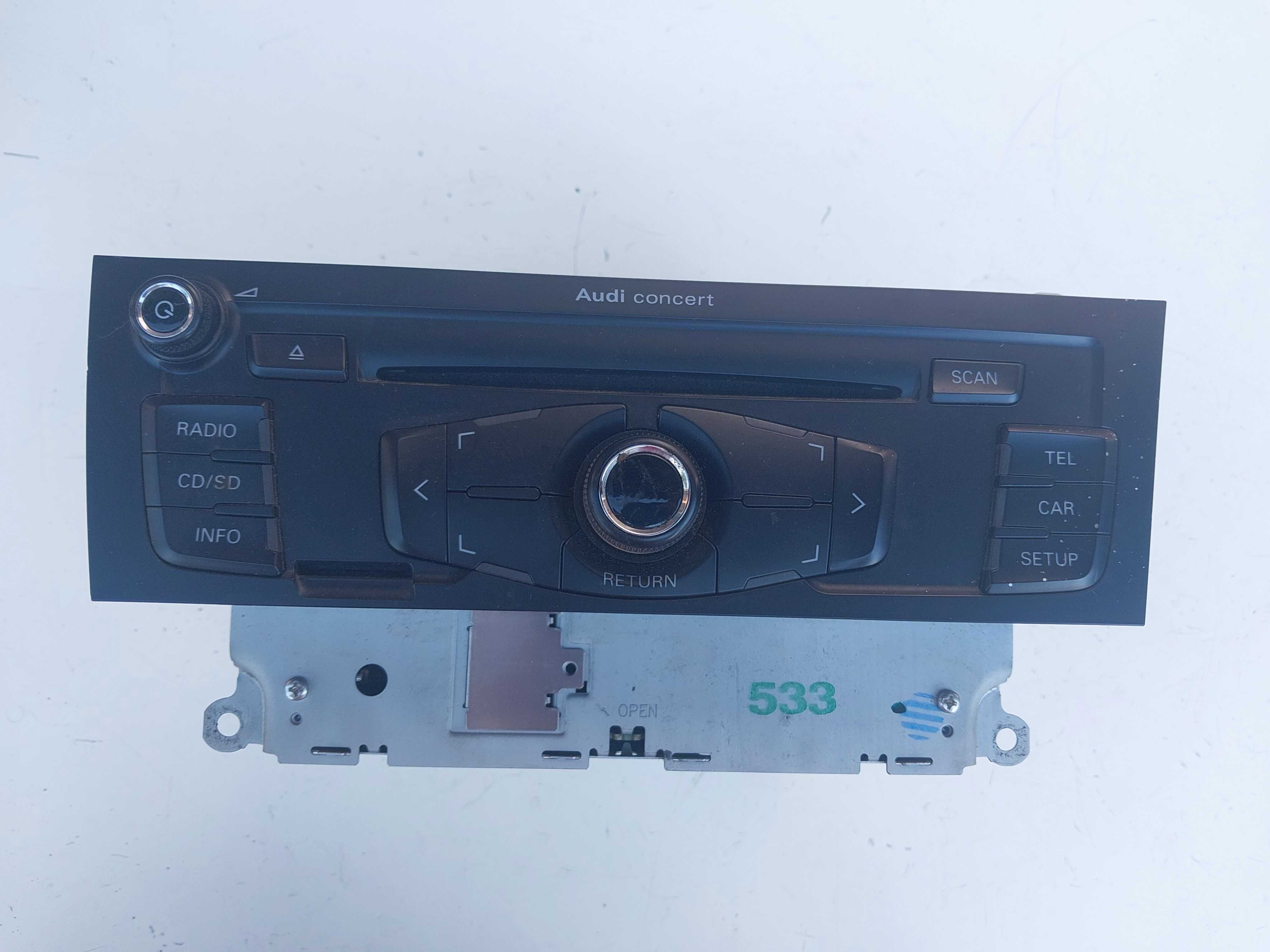 Radio Audi a4 b8 8T2,035,186B A5 Oryginał WYSYŁKA