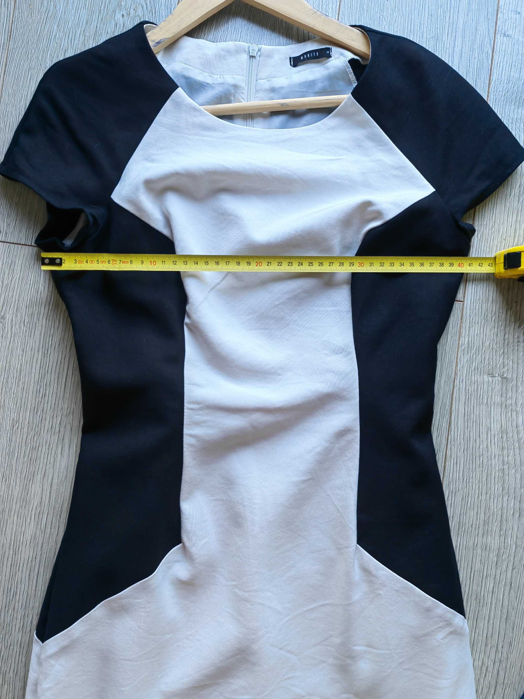 sukienka elegancka taliowana wyszczuplajaca M 38 mohito