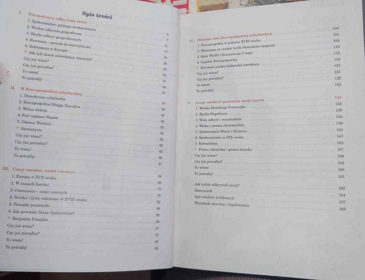 Moja historia 6 cz. 1 i 2 podręcznik dla klasy 6 szkoły podstawowej
