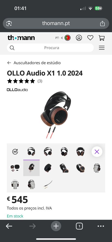 OLLOaudio Profissional fones