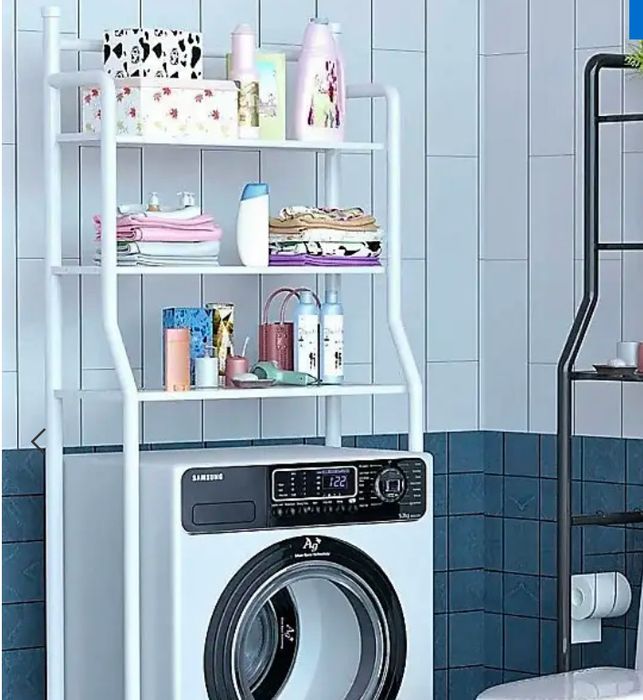 Полиця стелаж для ванної кімнати Підлогова стійка металическая