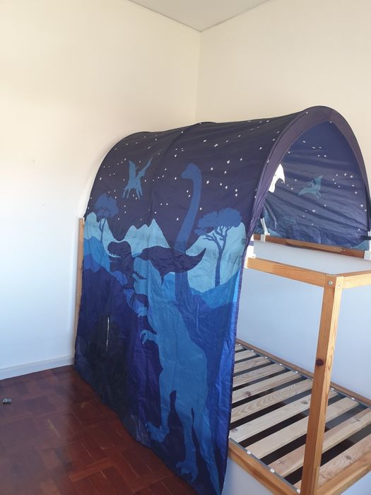 Cobertura de cama reversível dinossauros