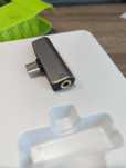 Аудіо адаптер HOCO LS26 Type C to Type C + 3.5mm Silver
