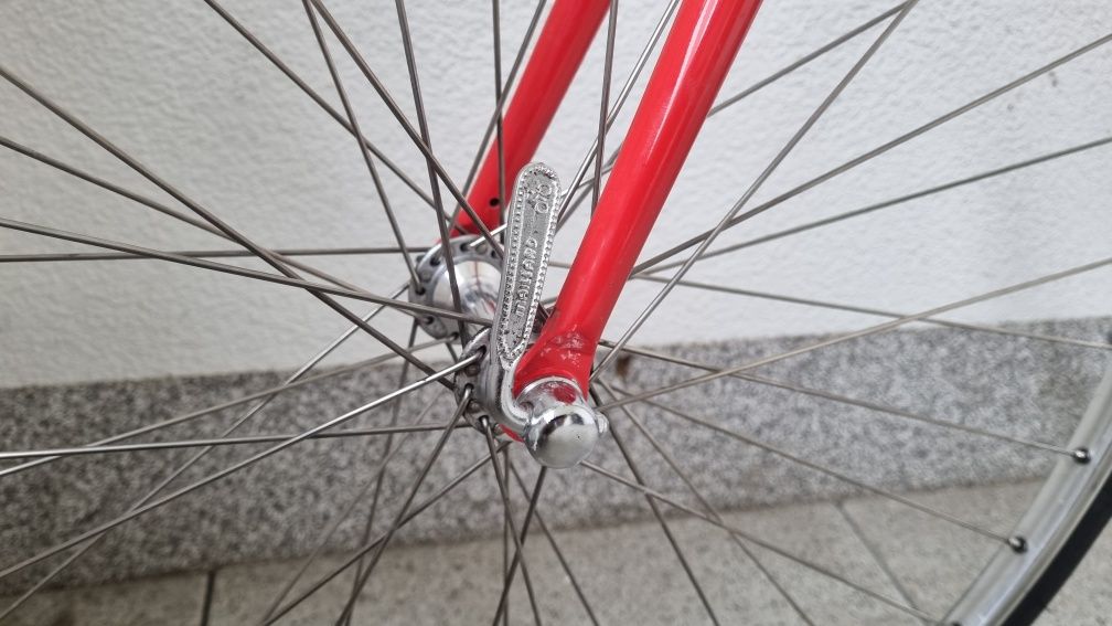 Szosa retro klasyk, osprzęt Shimano 105, kolażówka, szosa