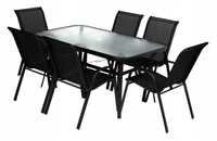 Zestaw Mebli ogrodowych stół plus 6 krzeseł