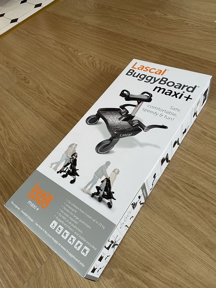 Dostawka Lascal Buggy Board maxi plus z siodełkiem