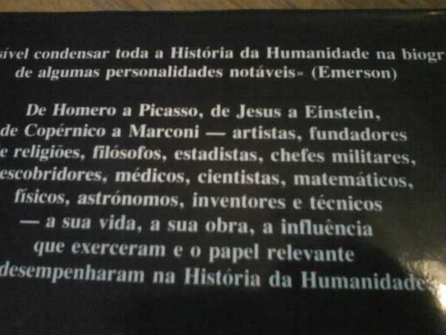 Livro capa dura Homens que Transformaram o Mundo