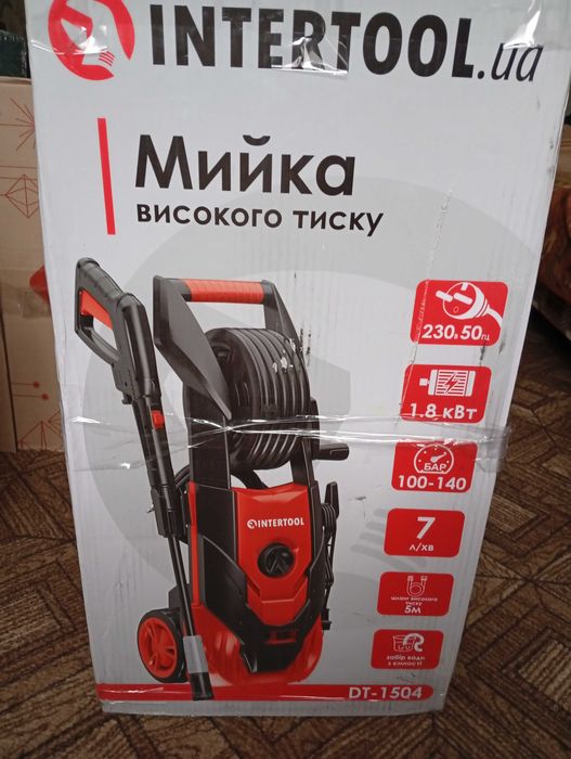 Мойка высокого давления 2200Вт, мин, 120-150бар INTERTOOL DT