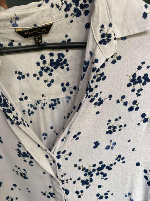 Koszula massimo dutti w kwiaty