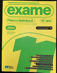 Livro preparação exame físico química 11’ ano e caderno atividades FQ