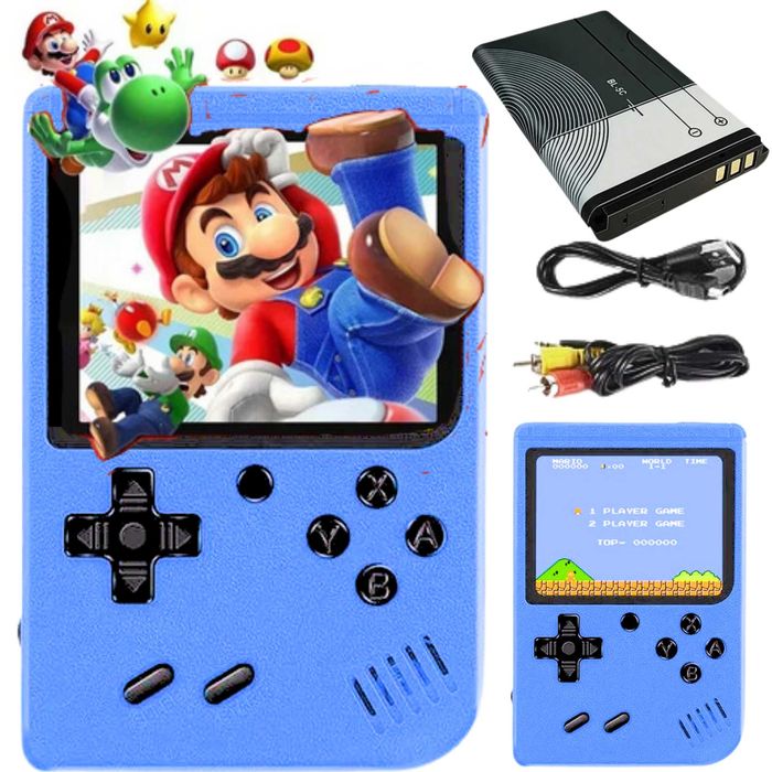 Przenośna MINI konsola GameBox Plus 400 w 1 MARIO BROS TANK kolory