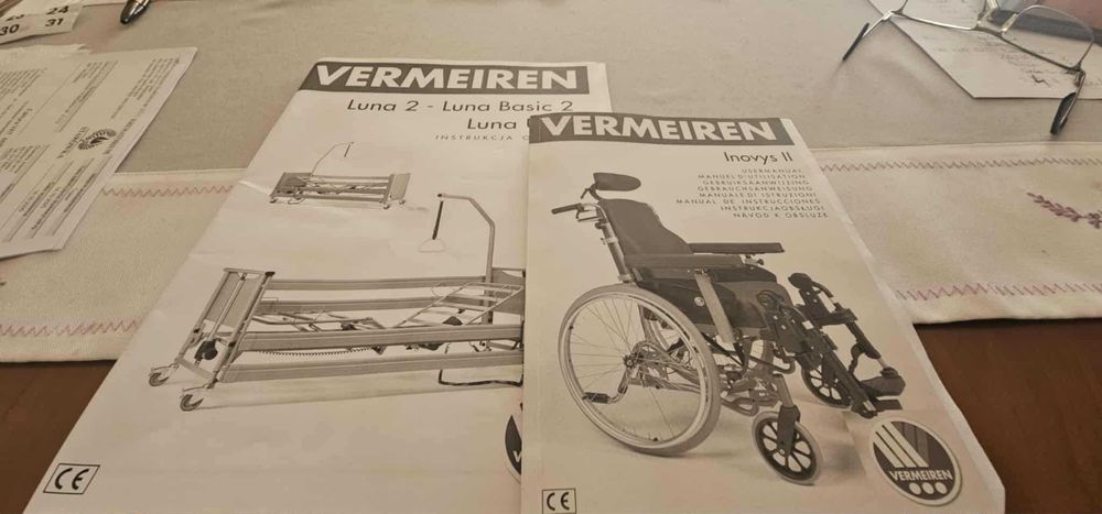 Wózek inwalidzki Inovys II firmy Vermeiren – stan idealny!