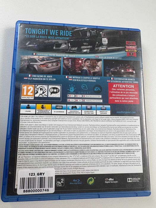 Need for Speed PlayStation 4 PS4 PL Sklep W-wa Ursynów