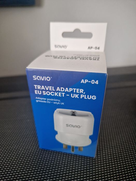 Przejściówka Savio Euro na UK