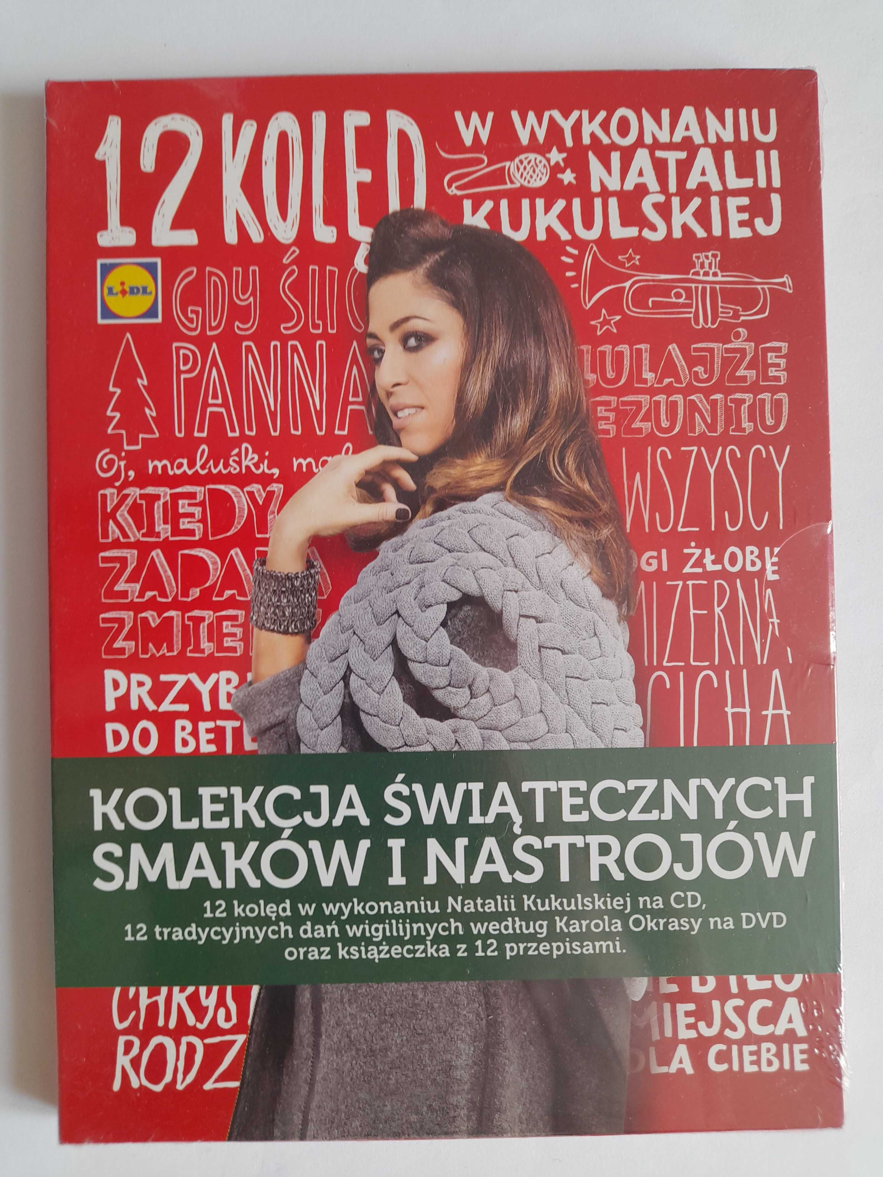 12 kolęd Natalia Kukulska / 12 dań Karol Okrasa DVD i CD nowa