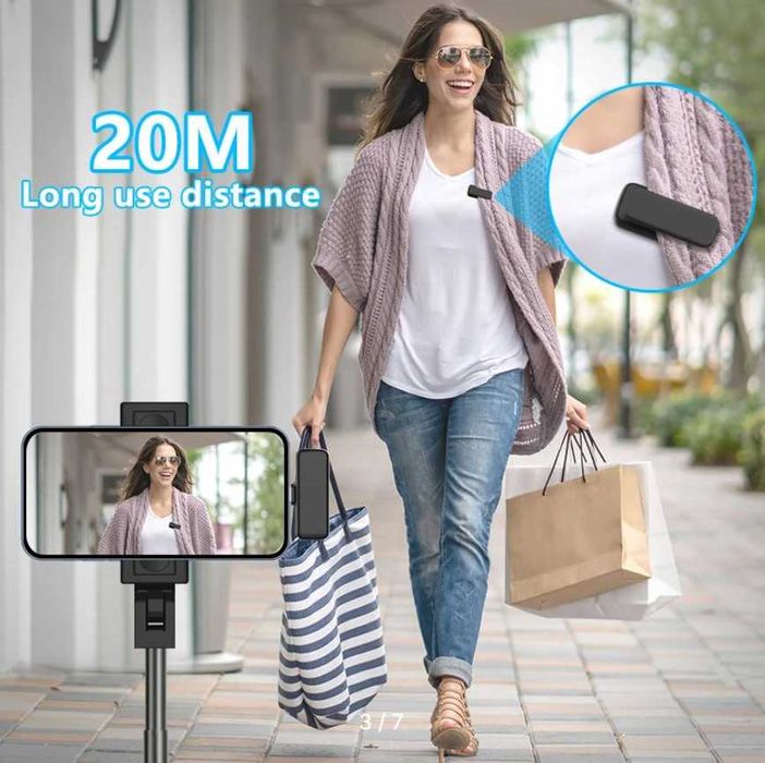 Петличний мікрофон для Iphone LUXCEO M6 Lightning петличка