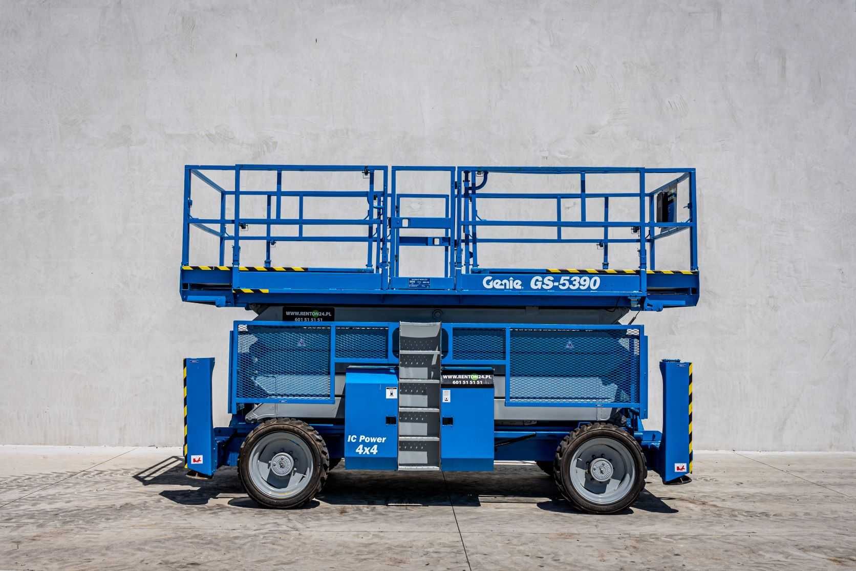 Wynajem podnośnika podnośników podestów wózków JLG Genie Manitou