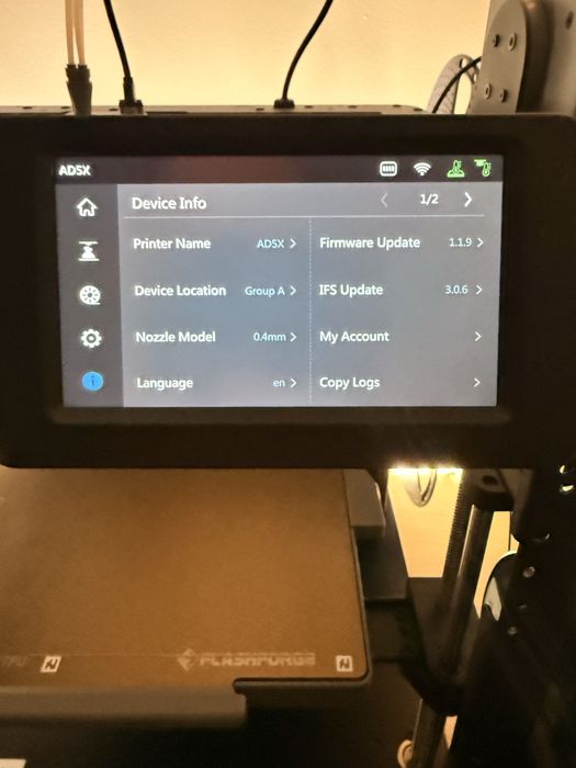 FlashForge AD5X 4 Filamentowa