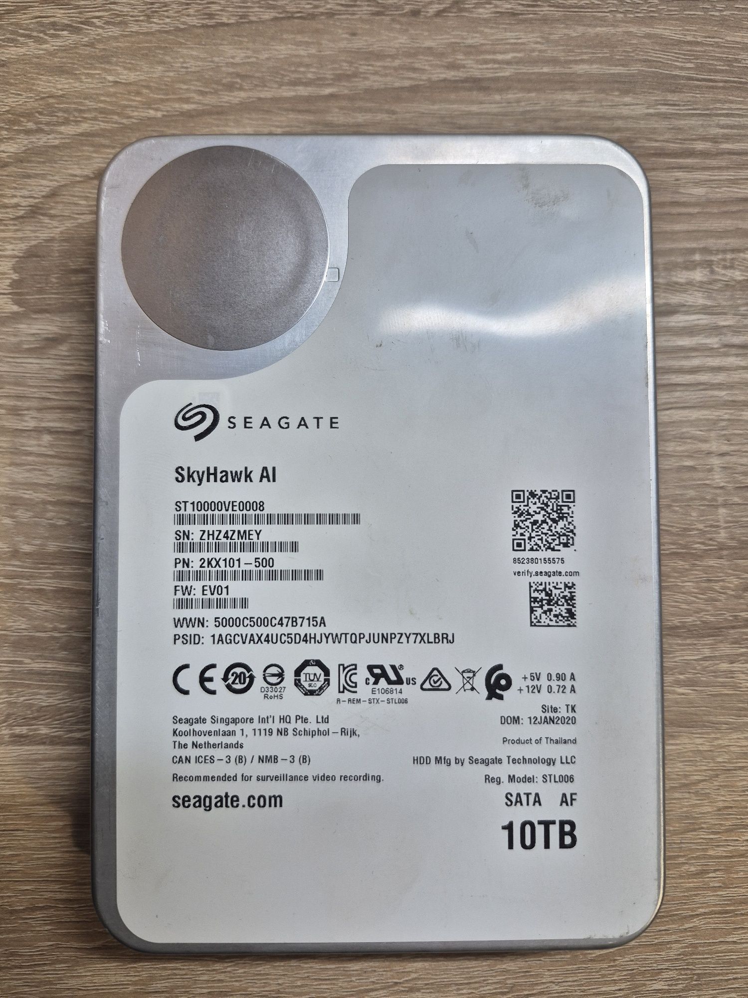 Seagate SkyHawk AI 10TB 7200 RPM