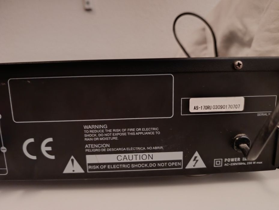 Amplificador estéreo Hi-Fi Fonestar AS-170RU.