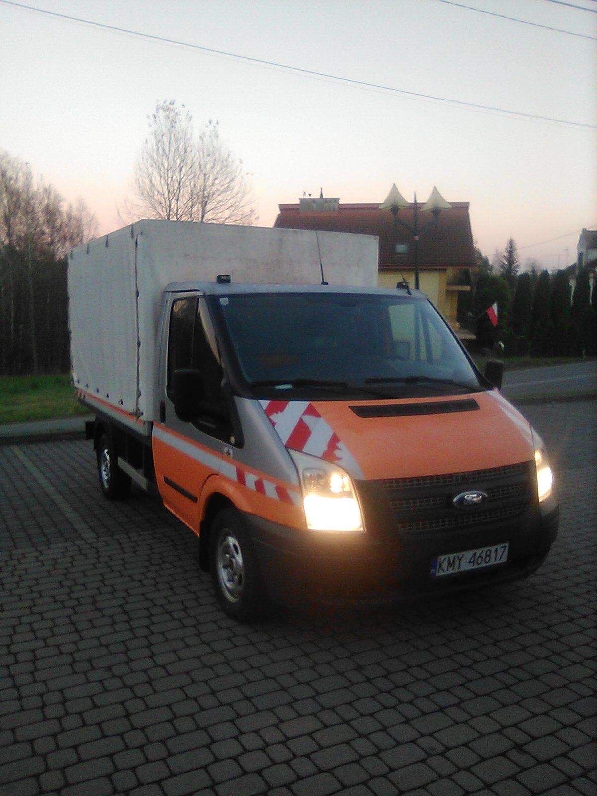 Ford Transit doka plandeka rama skrzyniowy
