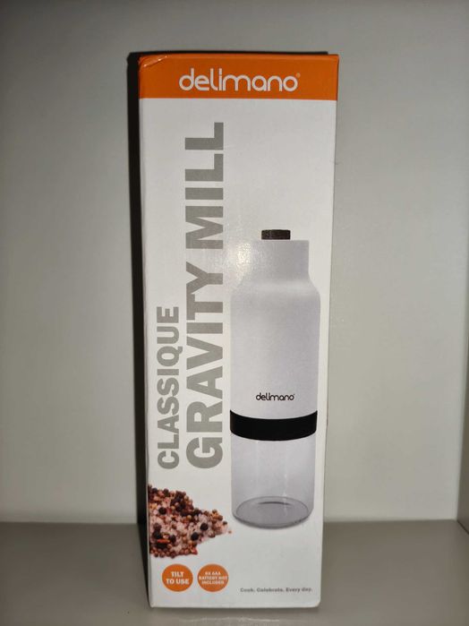 Młynki elektryczne sól/pieprz Delimano 2szt