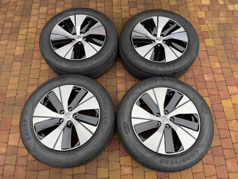 3650. Alufelgi 18" Volvo XC40 V90 oryginalne czarne 5x108 7.5 ET50.5