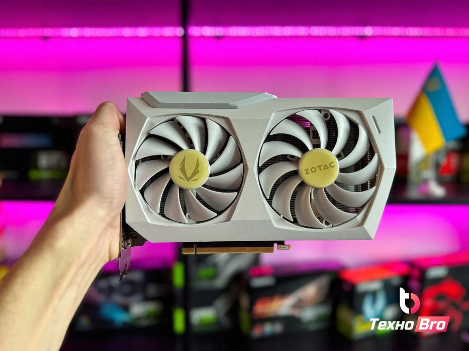 Гарантія! RTX 3060 12GB Zotac Twin Edge White ігрова відеокарта