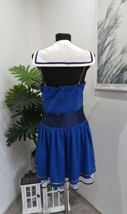 Strój karnawałowy Pani Marynarz rozm M/L