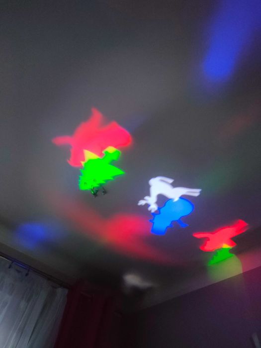 Projektor, lampka LED świąteczny do wewnątrz i na zewnątrz