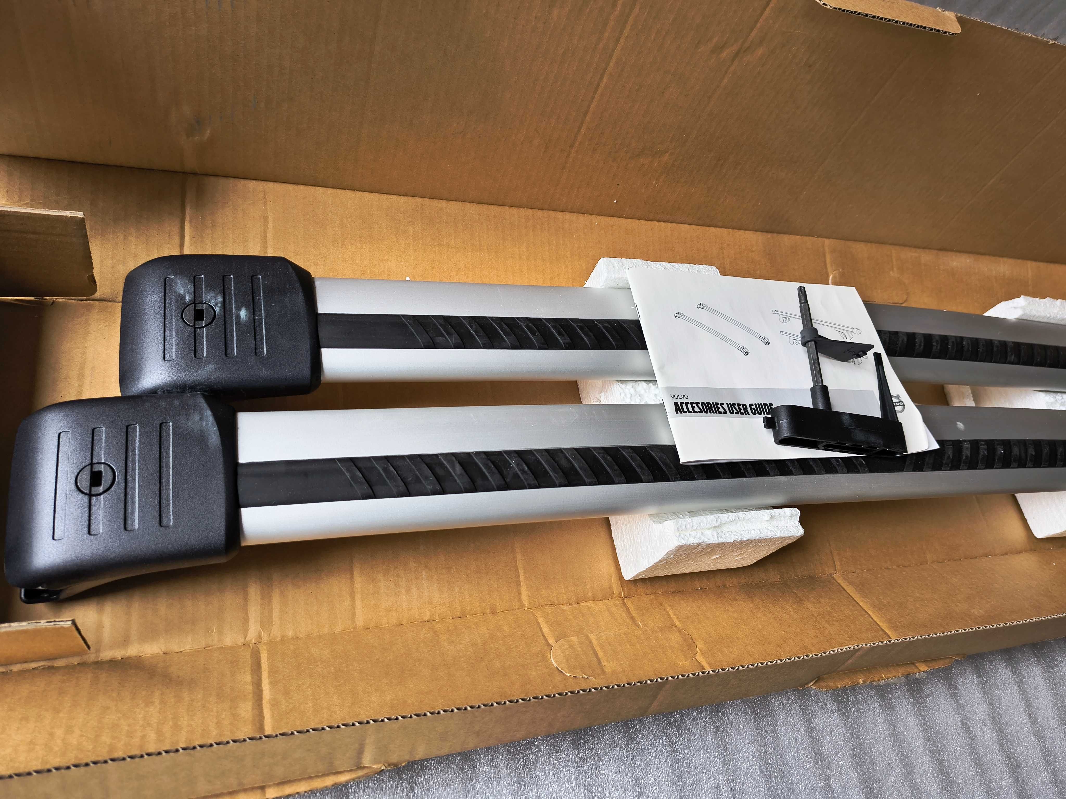 Belki dachowe bagażnik bazowy XC90 I VOLVO OE 307.581.62 NOWE ORG.