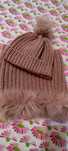 Conjunto gorro e gola zara