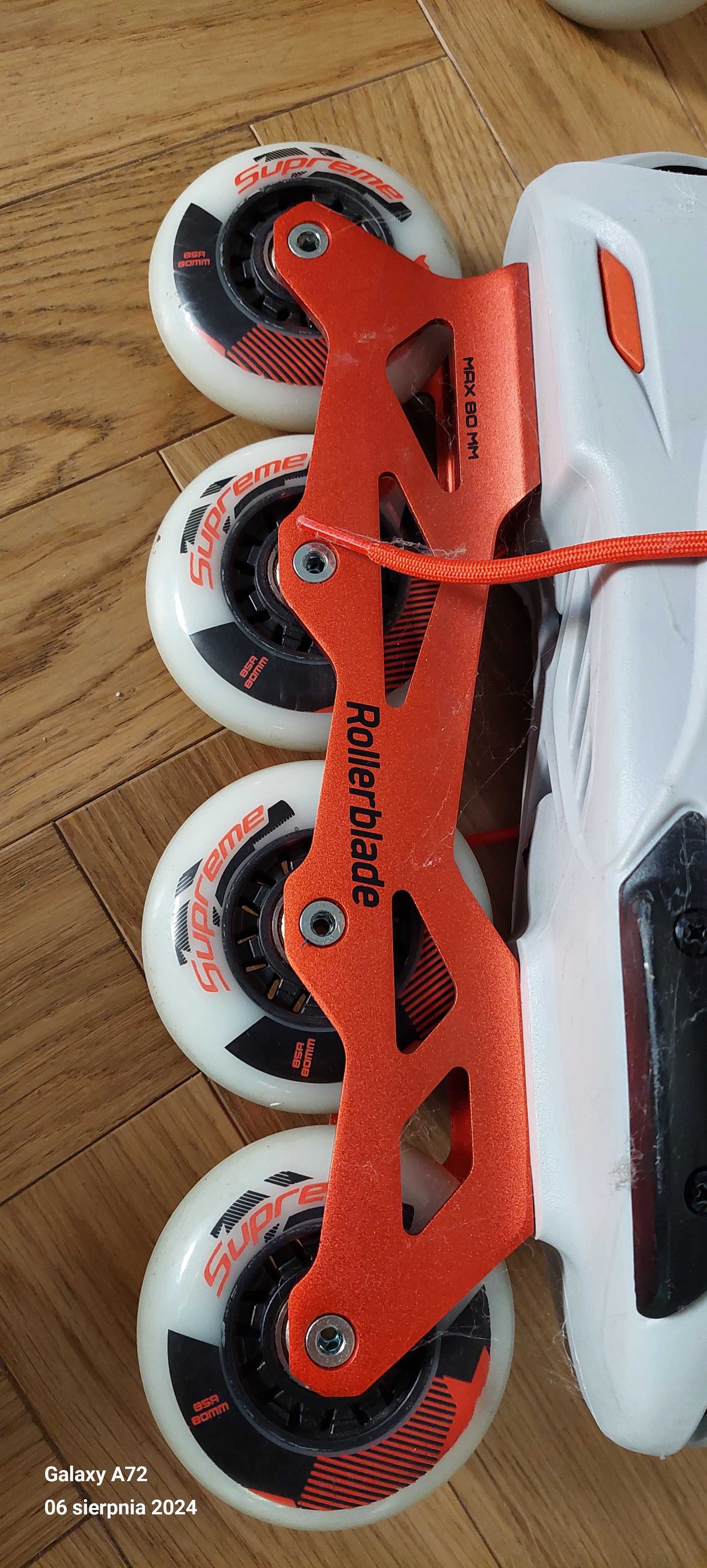 Rolki Rollerblade RB PRO X - Szaro/Czerwone