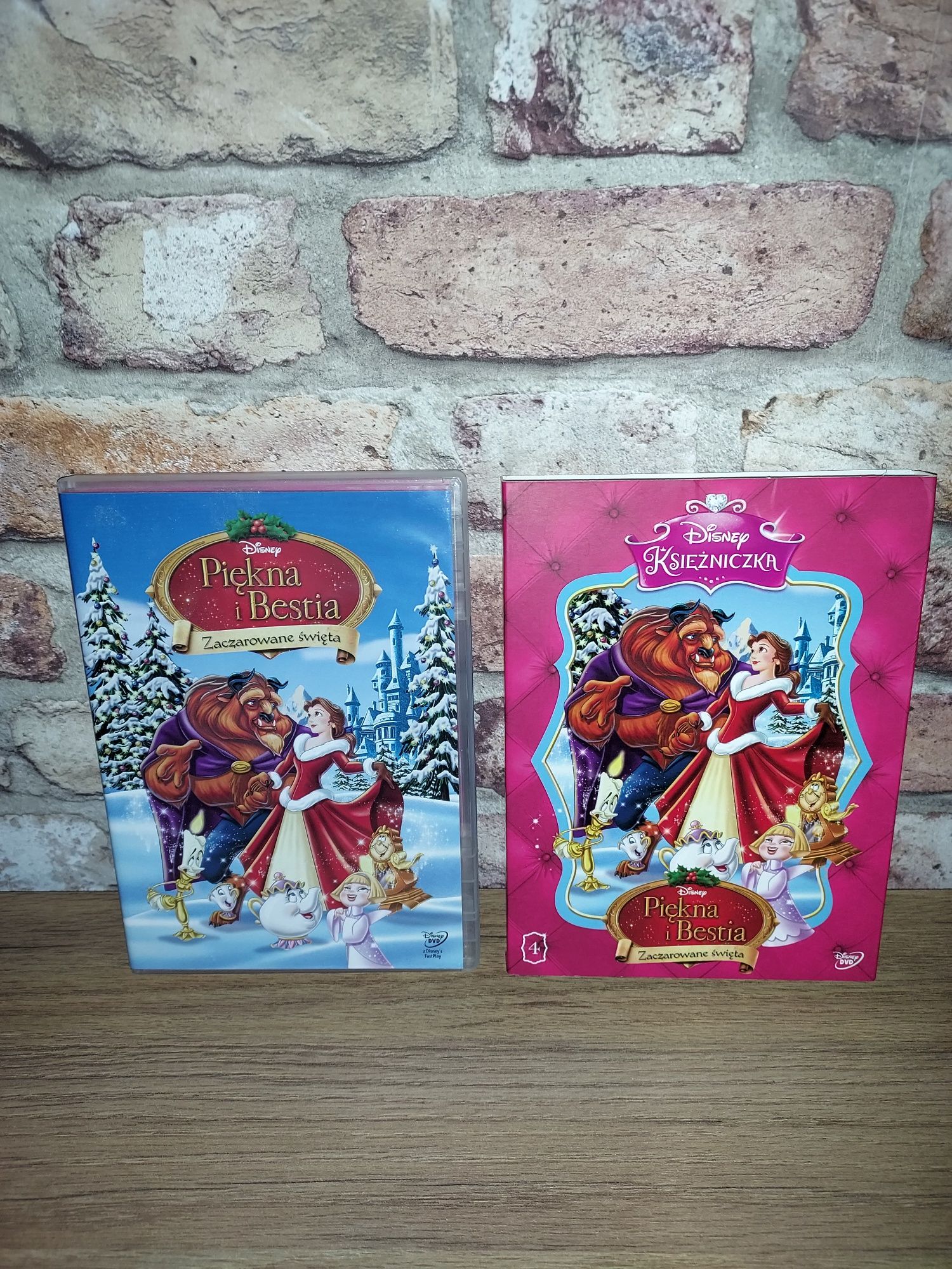 Piękna i Bestia Zaczarowane Święta klasyka bajka Disney na DVD