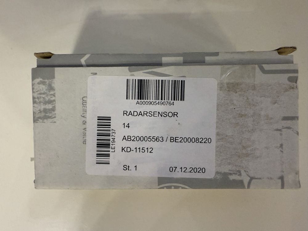 Радар сенсор RADARSENSOR Мерседес A 000 905 49 07 64