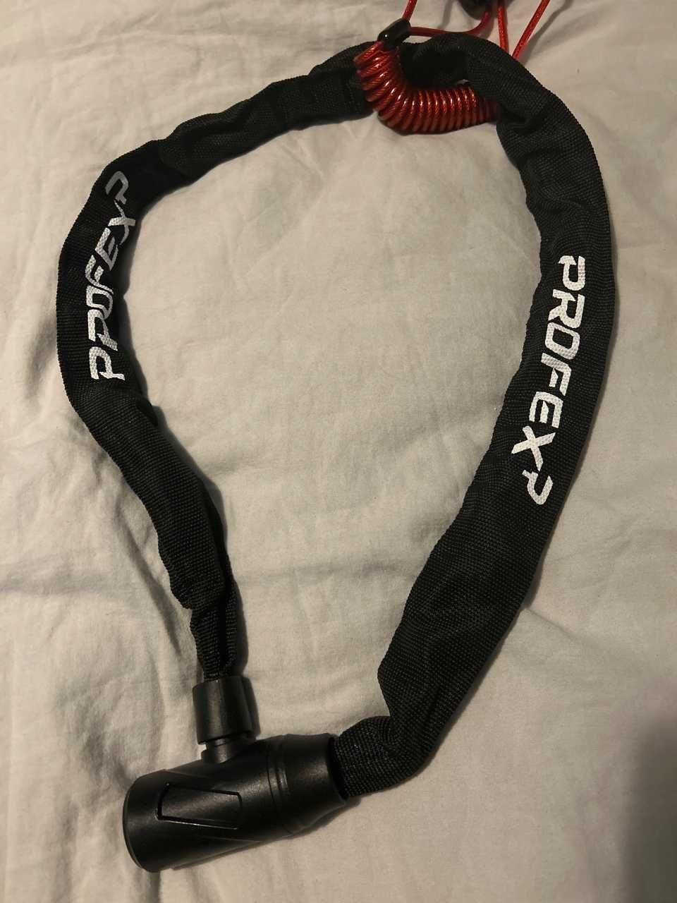 NOWA Zapinka Kódka Łańcuch Ochronny na Rower Motor 90 cm Zapięcie