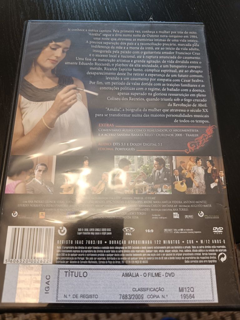 DVD Amália o filme