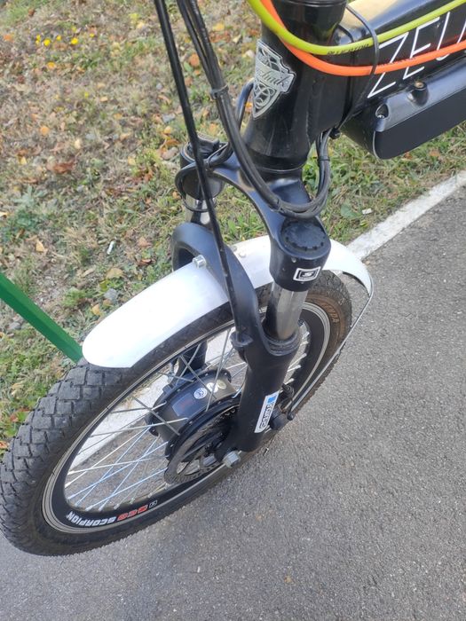 Электровелосипед Zeus 20" складной алюминиевый 350w 10Aч