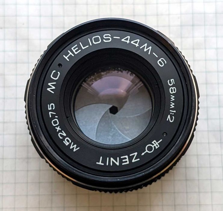 Об'єктив, объектив Гелиос 44М-6