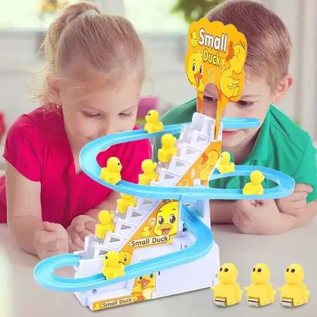Інтерактивна іграшка конструктор Small Duck, каченята на гірках