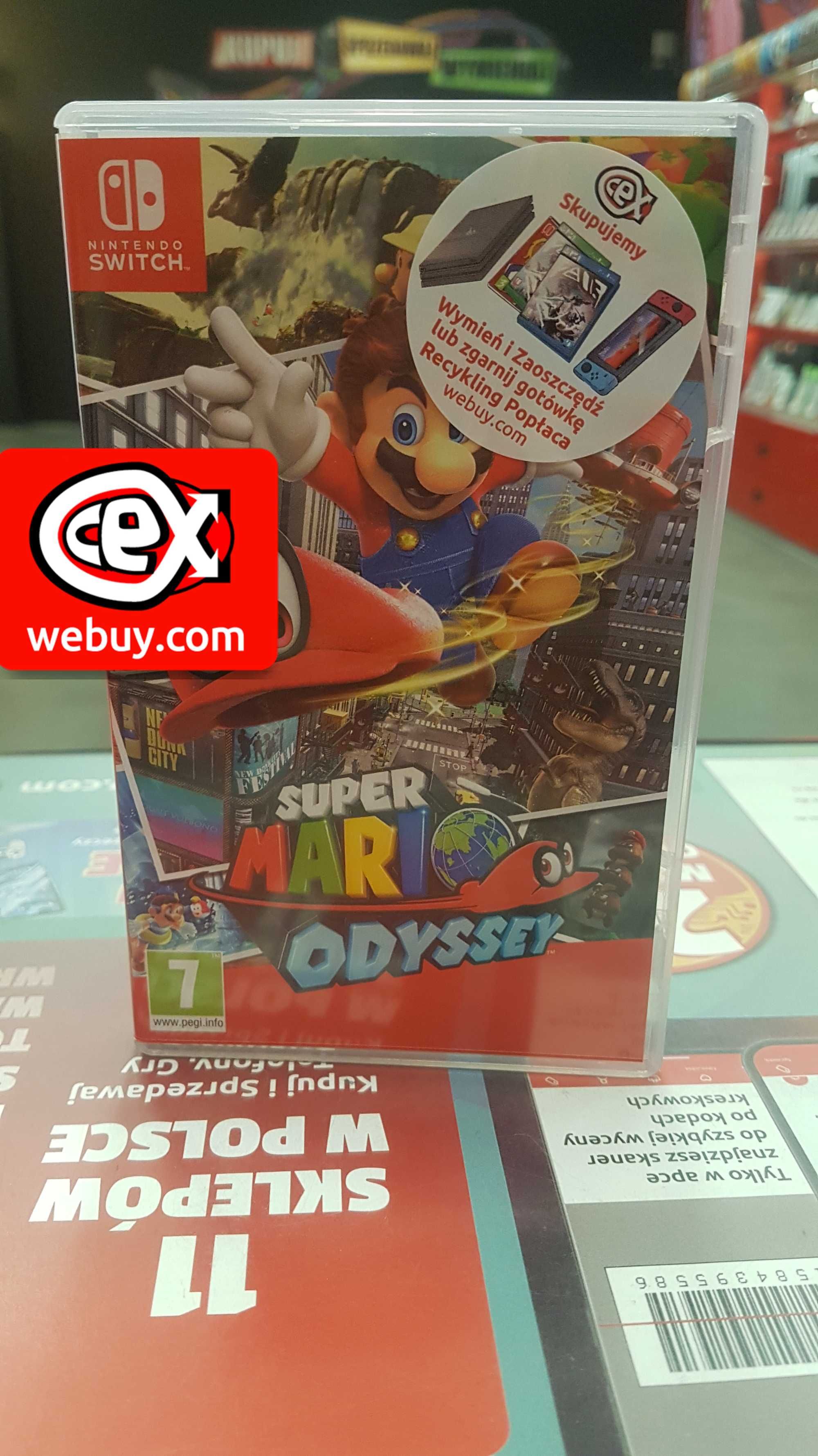 Gra Super Mario Odyssey na Nintendo Switch CeX Warszawa