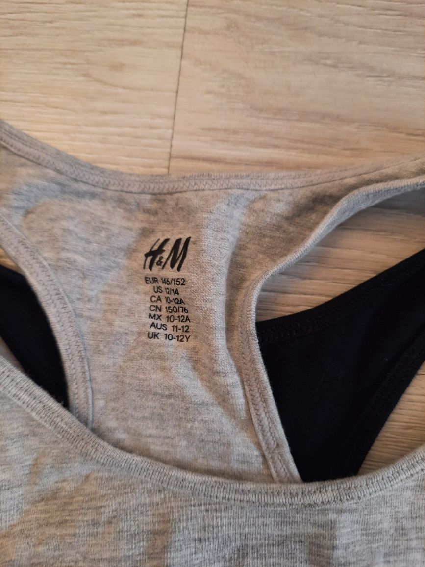 Staniki sportowe H&M,rozm.146/152